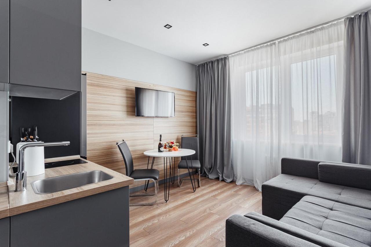 Grey Apartment In 14 Floor Oldenburg Bagian luar foto